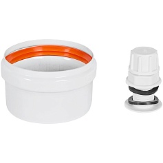 STOUT SCR-0080-000014 STOUT Конденсатоотводчик Т-образный традиц. D80(п-м)с заглушкой и патрубком