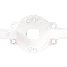 STOUT  Ручка-бабочка для шарового крана STOUT 1"- 1 1/4" (Белая)