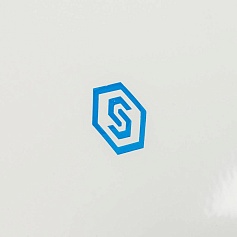 STOUT   Элемент дымохода отвод коаксиальный 90°  DN60/100, п/м уплотнения и хомут в комплекте (с логотипом)