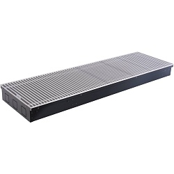 STOUT  Конвектор внутрипольный SCN 80.300.1000 (Решётка роликовая, анодированный алюминий)