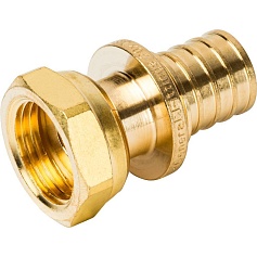 STOUT  Переходник с накидной гайкой 20xG 1/2" для труб из сшитого полиэтилена аксиальный