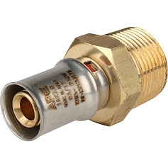 STOUT   Переходник с наружной резьбой 3/4"x16 для металлопластиковых труб прессовой