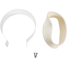 STOUT SCR-6010-000008 STOUT Хомут комплект D100 (уплотнение под хомут, хомут стальной гнутый, саморезы)