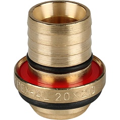 STOUT   Угольник-переходник с наружной резьбой 3/4"х20 для металлопластиковых труб винтовой