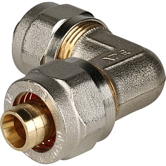 STOUT   Угольник  90° 16х16 для металлопластиковых труб винтовой