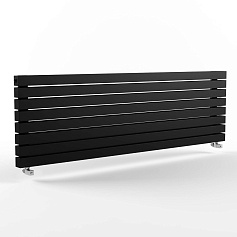 Радиатор стальной трубчатый STOUT Warmmet Power 60H ширина 1250 мм секций 8 цвет RAL 9005 тип подключения: нижнее левое