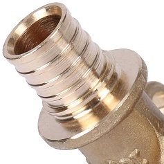 STOUT  Угольник настенный с длинным нарезным патрубком 16-Rp 1/2"