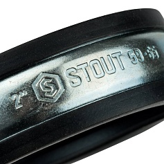 STOUT SAC-0020 Хомут для труб с гайкой 2"(59-65)