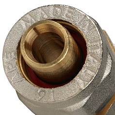 STOUT   Муфта соединительная переходная 20x16 для металлопластиковых труб винтовой