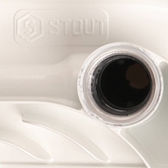 STOUT  Space 500 7 секций радиатор биметаллический боковое подключение RAL9016