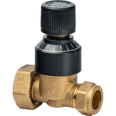 STOUT  Насосно-смесительный узел с термостатическим клапаном и байпасом, без насоса