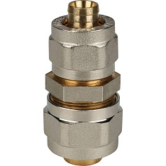 STOUT   Муфта соединительная переходная 20x16 для металлопластиковых труб винтовой