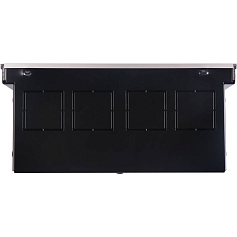 STOUT  Конвектор внутрипольный SCN 80.240.2000 (Решётка роликовая, анодированный алюминий)