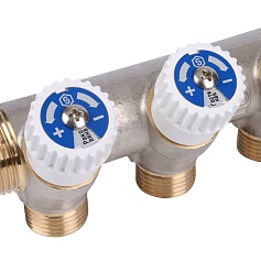 STOUT  Коллектор распределительный 3/4", 4 отвода 1/2"