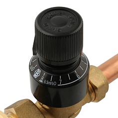 STOUT  Насосно-смесительный узел с термостатическим клапаном и байпасом, без насоса