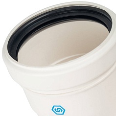 STOUT   Элемент дымохода конденсац. угол 87° с инспекцией DN80 м/п PP-FE