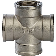 STOUT  Крестовина ВВ никелированная 1"1/4