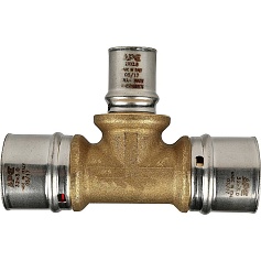 STOUT   Тройник переходной 32х20х32 для металлопластиковых труб прессовой