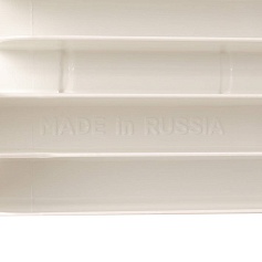 STOUT  Space 500 5 секций радиатор биметаллический боковое подключение RAL9016