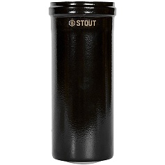 STOUT SCR-8610-600250 STOUT Удлинитель дымохода конденсац. коакс. D60(п-м)/100(п-м), L250, ЧЕРНЫЙ