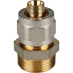STOUT   Переходник с наружной резьбой 3/4"х16 для металлопластиковых труб винтовой