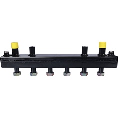 STOUT SDG-0018 Стальной распределительный коллектор 3 отопительных контура с гидравлическим разделителем DN 20