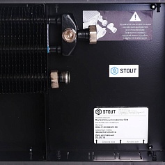 STOUT  Конвектор внутрипольный SCN 80.300.1600 (Решётка роликовая, анодированный алюминий)
