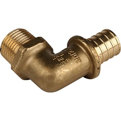 STOUT  Угольник-переходник с наружной резьбой 20xR 1/2" для труб из сшитого полиэтилена аксиальный