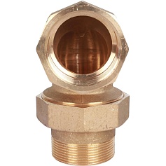 STOUT  Разъемное угловое  соединение "американка" ВН, уплотнение под гайкой o-ring кольцо 2"