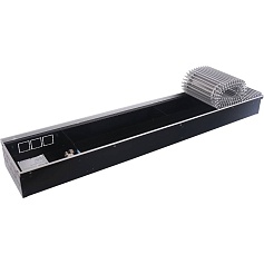 STOUT  STOUT Конвектор внутрипольный SCN 110.240.1200 (Решётка роликовая, анодированный алюминий)