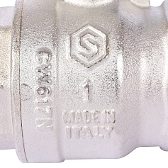 STOUT SVB Кран шаровой стандартнопроходной, ВР/НР, ручка рычаг 1"