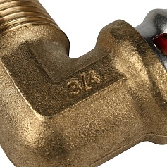 STOUT   Угольник-переходник с наружной резьбой 3/4"х20 для металлопластиковых труб прессовой