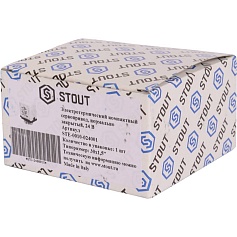 STOUT STE-0010 Электротермический компактный сервопривод, нормально закрытый, 24 В