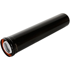 STOUT SCR-8610-600500 STOUT Удлинитель дымохода конденсац. коакс. D60(п-м)/100(п-м), L500, ЧЕРНЫЙ