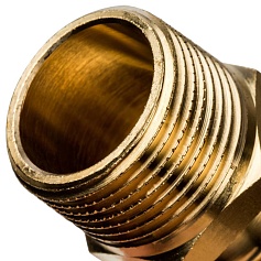 STOUT  Переходник с наружной резьбой 25xR 3/4" для труб из сшитого полиэтилена аксиальный