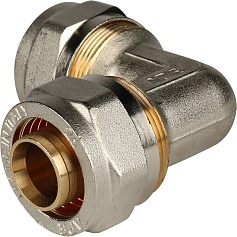 STOUT   Угольник  90° 26х26 для металлопластиковых труб винтовой