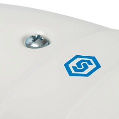 STOUT   Элемент дымохода конденсац. адаптер 90° DN60/100 м/п PP-FE c хомутом (совместим. с Vaillant, Ariston)