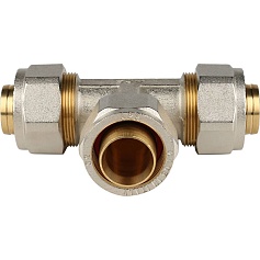 STOUT   Тройник равнопроходный 32x32x32 для металлопластиковых труб винтовой