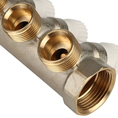 STOUT  Коллектор распределительный 1", 4 отвода 3/4"ЕК 