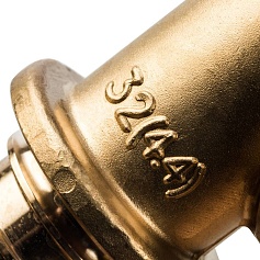 STOUT  Тройник-переходник с внутренней резьбой 32xR 1" для труб из сшитого полиэтилена аксиальный