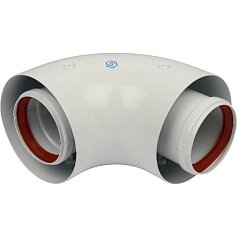 STOUT  дымоход коаксиальный для прохода через стену универсальный комплект D 60/100