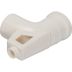 STOUT   Элемент дымохода конденсац.угол 87° DN80 м/п PP-FE с кронштейном