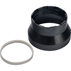 STOUT  Элемент дымохода адаптер пластиковый DN101/133, для гермитизации терминала при проходе через крышу
