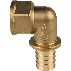 STOUT  Угольник-переходник с внутренней резьбой 32xG 1" для труб из сшитого полиэтилена аксиальный