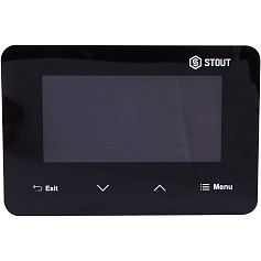 STOUT  Беспроводной комнатный двухпозиционный регулятор ST-293v2, черный