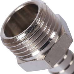 STOUT  Штуцер НР никелированный 1/2"x12