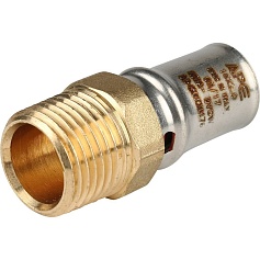 STOUT   Переходник с наружной резьбой 1/2"х16 для металлопластиковых труб прессовой