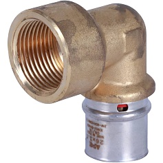 STOUT  Угольник-переходник с внутренней резьбой 1"х26 для металлопластиковых труб прессовой