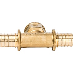 STOUT  Тройник-переходник с внутренней резьбой 32xR 1" для труб из сшитого полиэтилена аксиальный