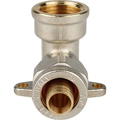 STOUT   Угольник настенный с креплением 1/2"х16 для металлопластиковых труб винтовой